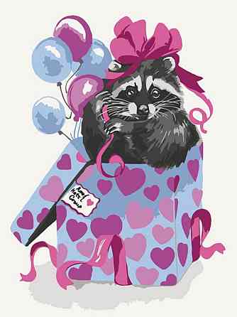 Картина за номерами "Полосатий сюрприз" 15595-AC 30х40 см Вінниця