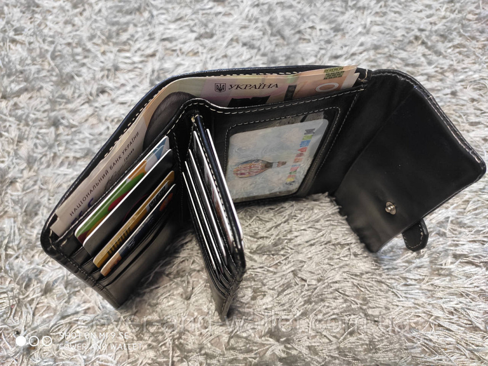 Невеликий жіночий шкіряний гаманець на багато карток Cosset Київ - фото 1