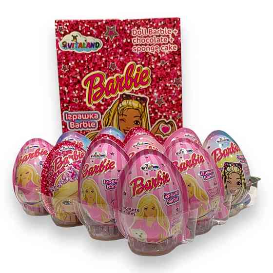 Упаковка яєць із сюрпризом Joy "Barbie", 15 гр, 12 штук, Vitaland Харків