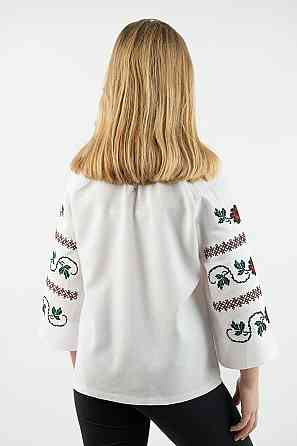 Вышиванка для девочек, льняная белая топ Киев