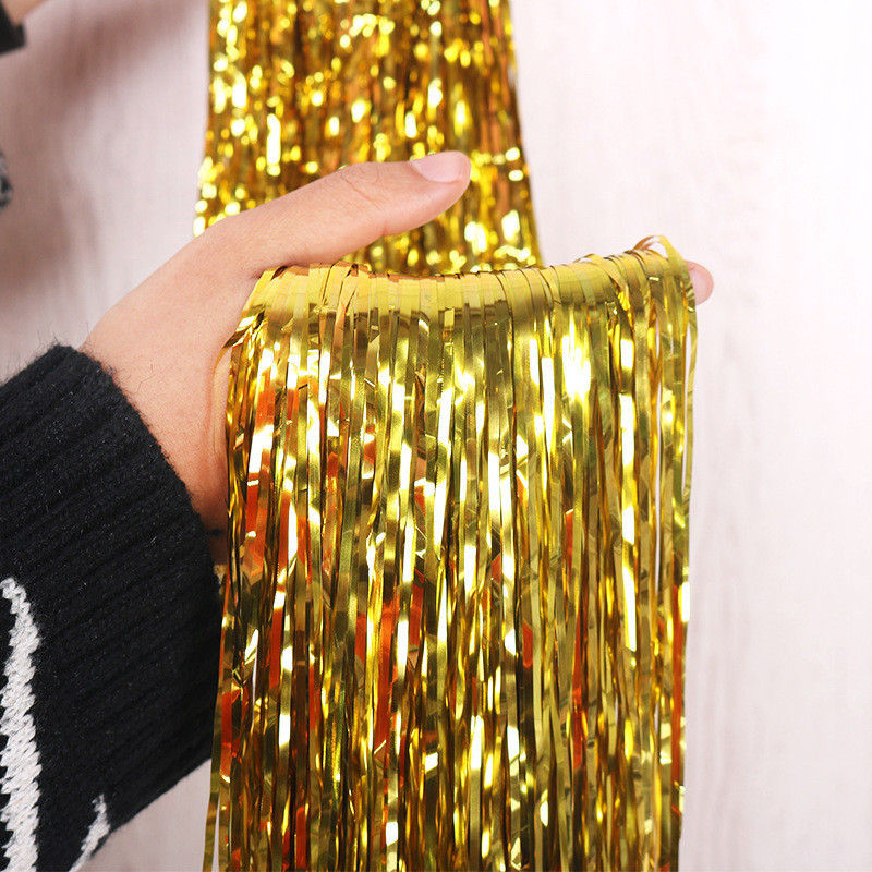 Дощик для фотозони 3 м на 1 м золотистий Київ - фото 3