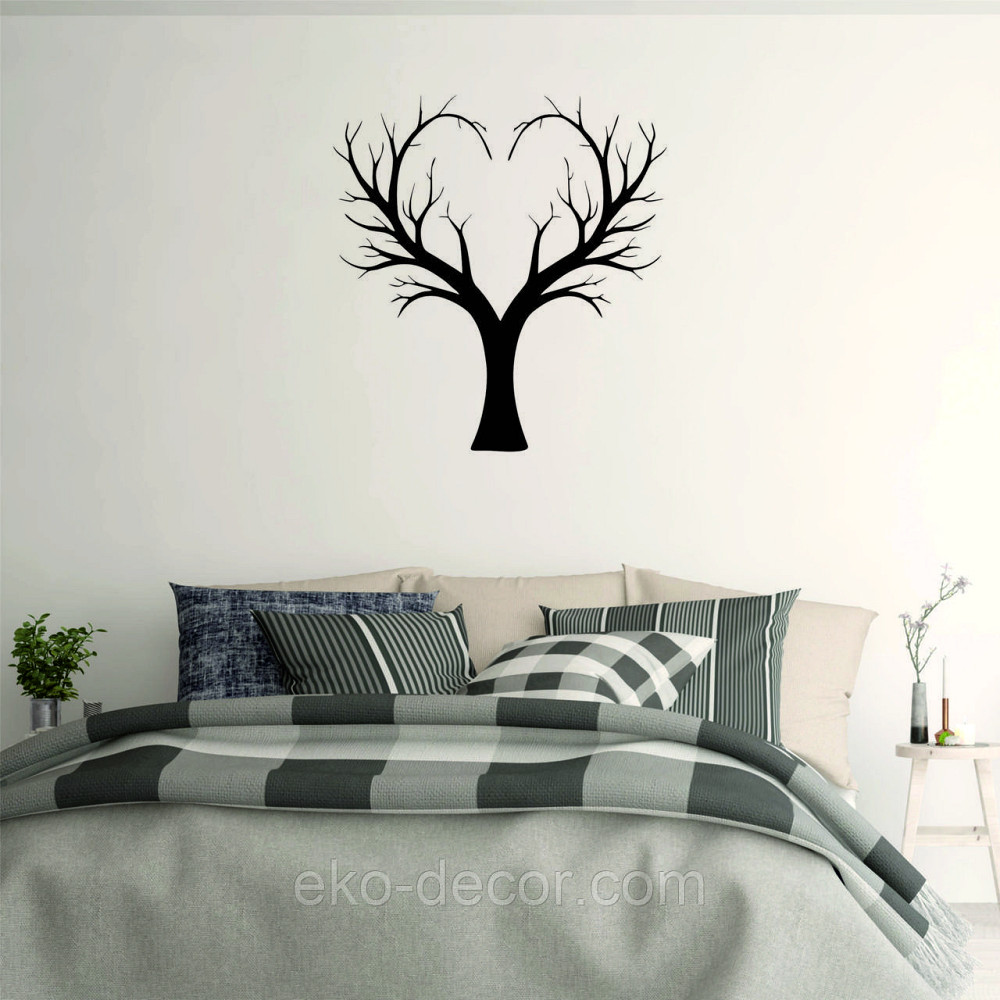 Декоративне настінне 3D Панно «Дерево Серце»  Декор на стіну з об'ємом Київ - фото 3