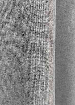 Премиум шторная ткань blackout 100%, двусторонняя, коллекция «ASHEN NIGHT» цвет светло-серый 1840ш Киев