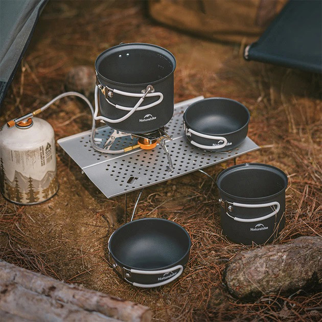 Набор посуды Naturehike NH18T018-G 2 кастрюли, 2 крышки XP-31 Львов - изображение 6