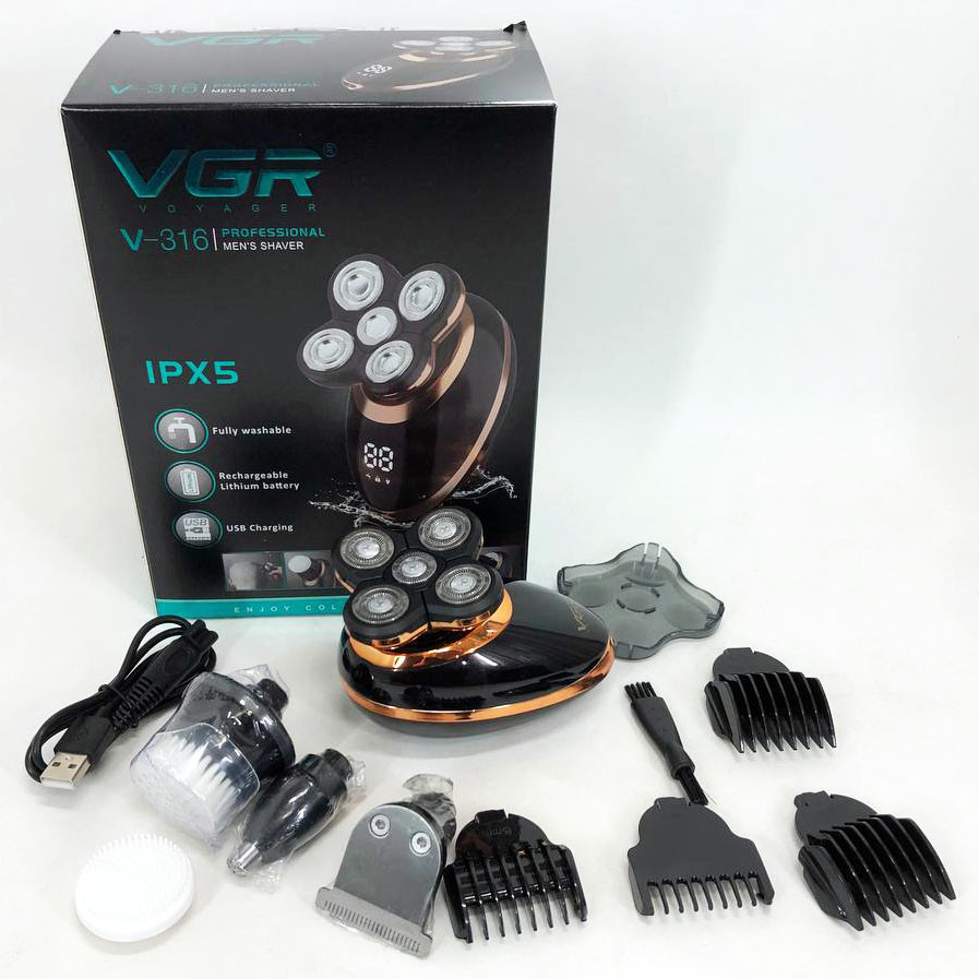 Електричне бездротове гоління, Хороші електричні бритви для гоління, Професійна електробритва PJ-96 Львів - фото 15