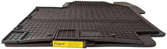 Гумові килимки в салон передні Renault Trafic II, Opel Vivaro I, Nissan Primastar (2001-2014), 2 шт. Polytep Чортків