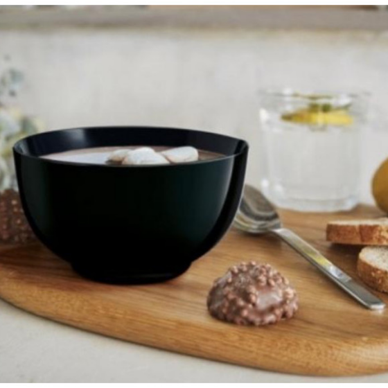 Салатник-піала Diwali 14,5см P0863 чорний Luminarc Житомир