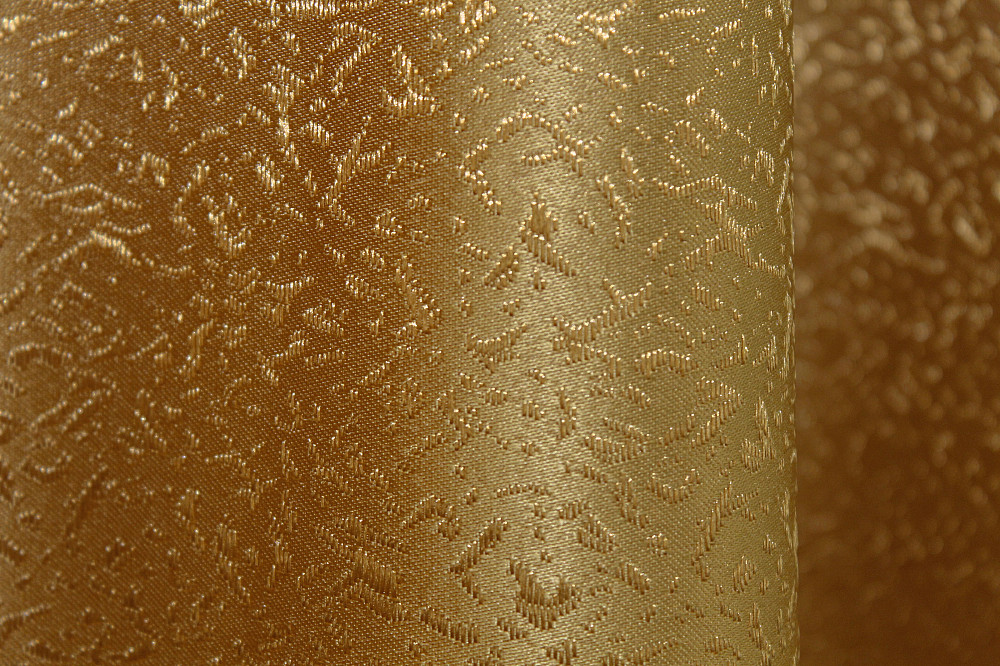 Шторна тканина жакард, колір золотистий 354ш Київ - фото 8