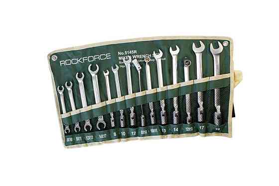 Набір ключів комбінований 14пр. (Розрізні: 8х10,9х11,12х13,14х17мм; торц.шарнірні: 8х10,10х11,12х13м Одеса