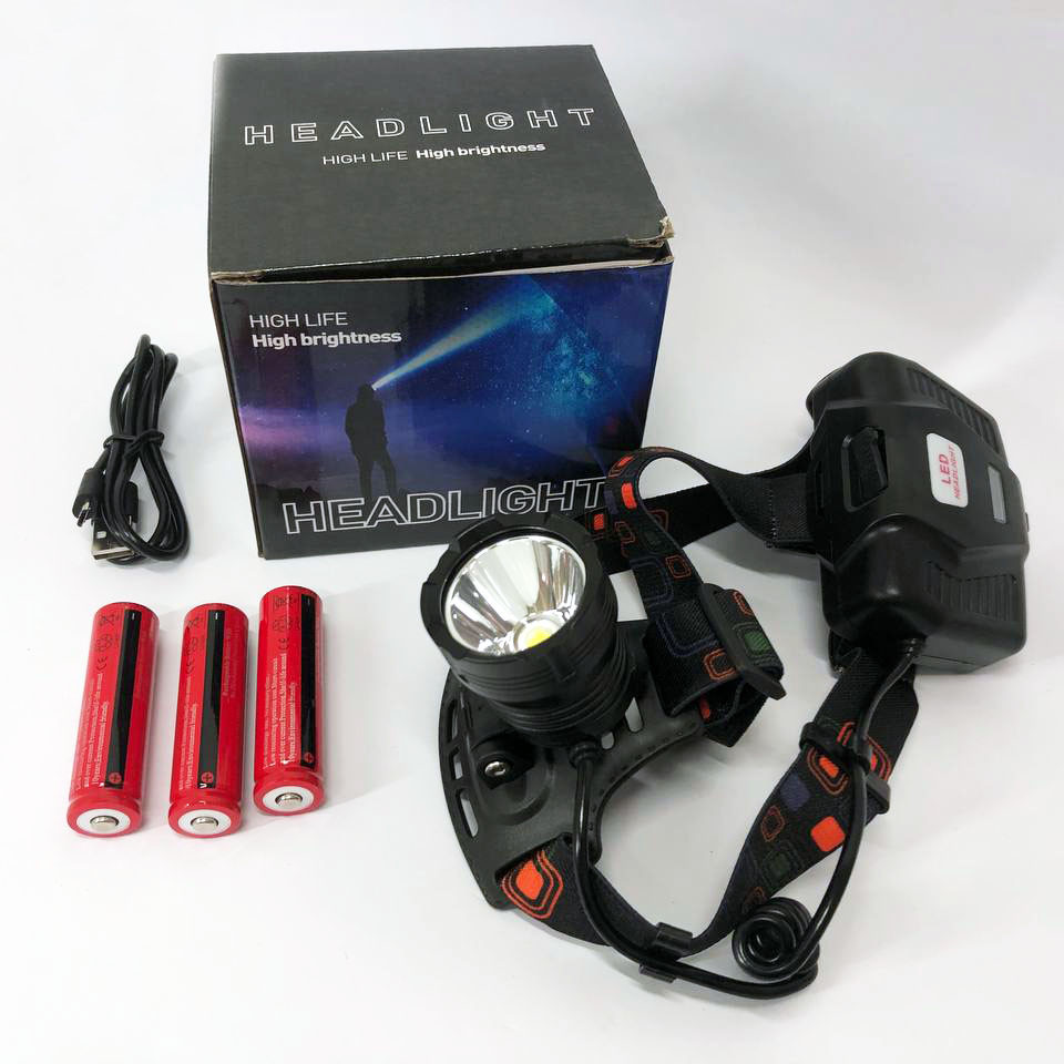 Аккумуляторный налобный свет X-Balong XQ-218-HP50, Налобный фонарь для рыбалки кемпинга UP-23 Львов - изображение 14