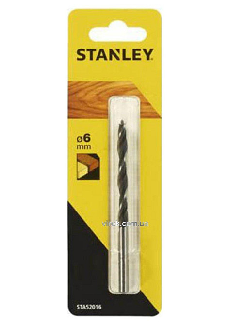 Свердло по дереву STANLEY, Ø= 6 мм Одесса - изображение 1