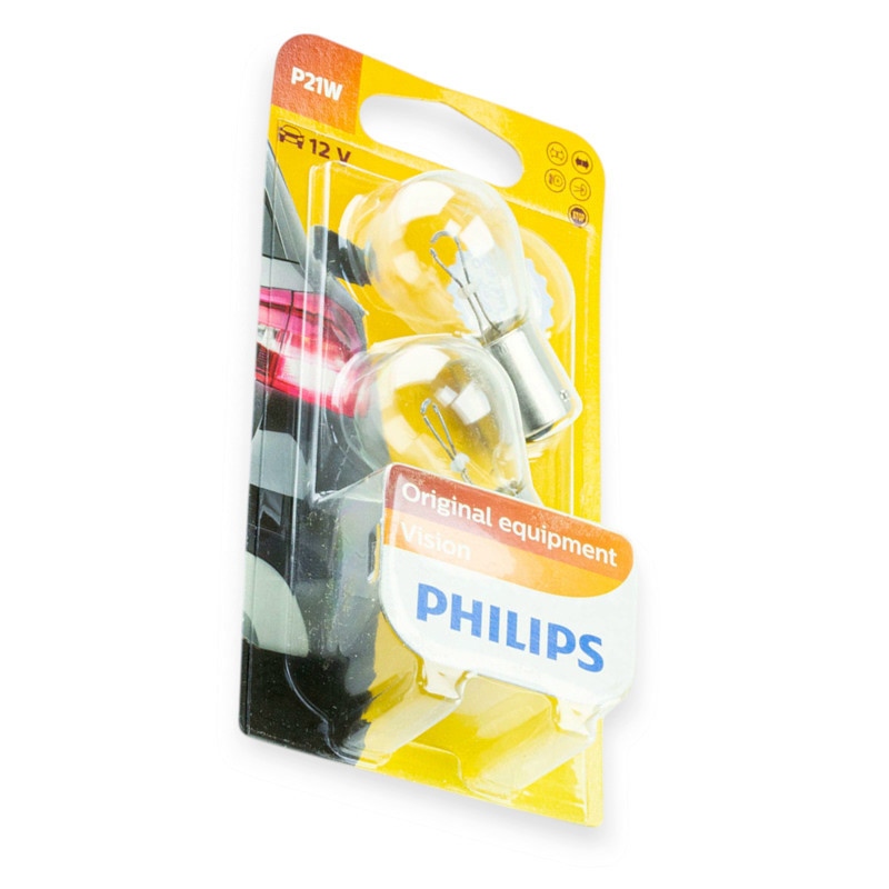 Автолампа 12V P21W BA15s PHILIPS (пара) A Мукачево - изображение 1