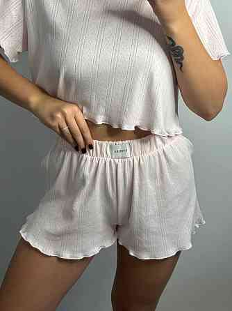 Женский трикотажный комплект для дома Розовый XS-S Харьков