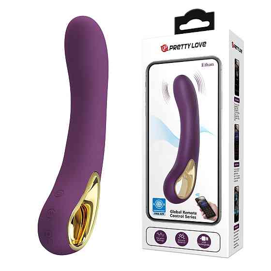 Смарт вибратор Pretty Love - Ethan Purple Mobile APP Control, BI-014412HP Sex Aura Киев