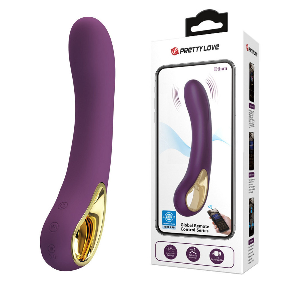 Смарт вибратор Pretty Love - Ethan Purple Mobile APP Control, BI-014412HP Sex Aura Киев - изображение 1