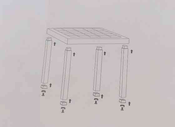 Стіл для саду пластиковий BICA Dallas, коричневий Київ