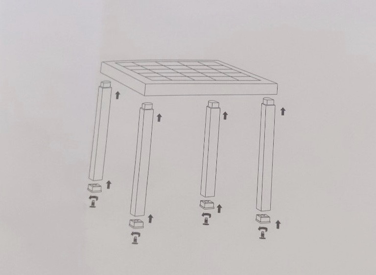 Стіл для саду пластиковий BICA Dallas, коричневий Київ - фото 5