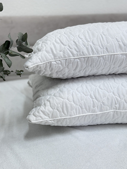 Ecotton Подушка Ecotton 50х70 см антиалергенна із мікрофібри біла (70-0027Novita) Коломия - фото 1