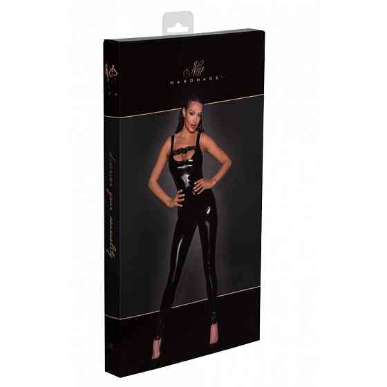 Комбинезон с открытой спиной виниловый Noir Handmade черный, M Sex Aura Киев
