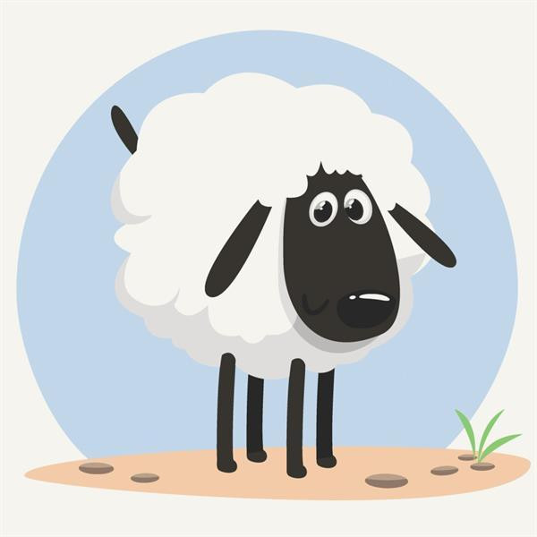 Картина за номерами ArtCraft Овечка 30х30 см (15032-AC) Харьков - изображение 1