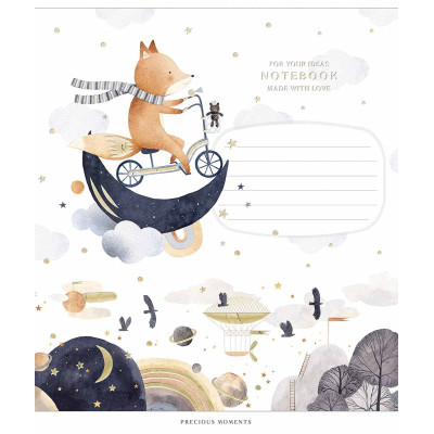 Зошит Школярик Precious moments 12 аркушів коса лінія (012-3506C) Вінниця - фото 4