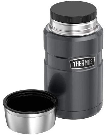 Термос для Їжи 0.71 літр Thermos "Stainless King Food Flask" (173034) Gun Metal Нововолинськ - фото 1