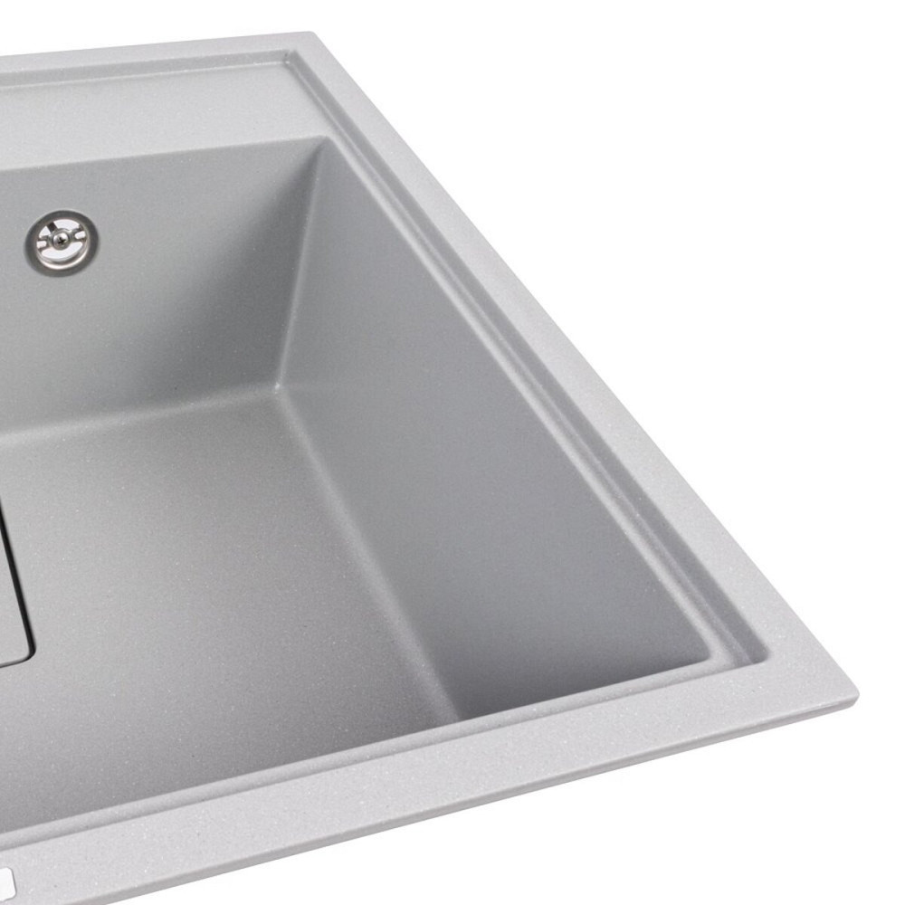 VALESO Кухонна мийка гранітна VALESO 6050 SHERLIT (сірий металік) Киев - изображение 4