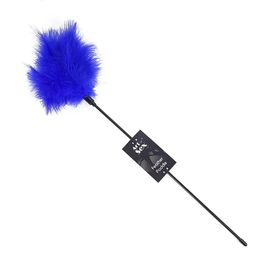 Лоскітка синя Art of Sex - Feather Paddle, перо молодого індика Львів - фото 1