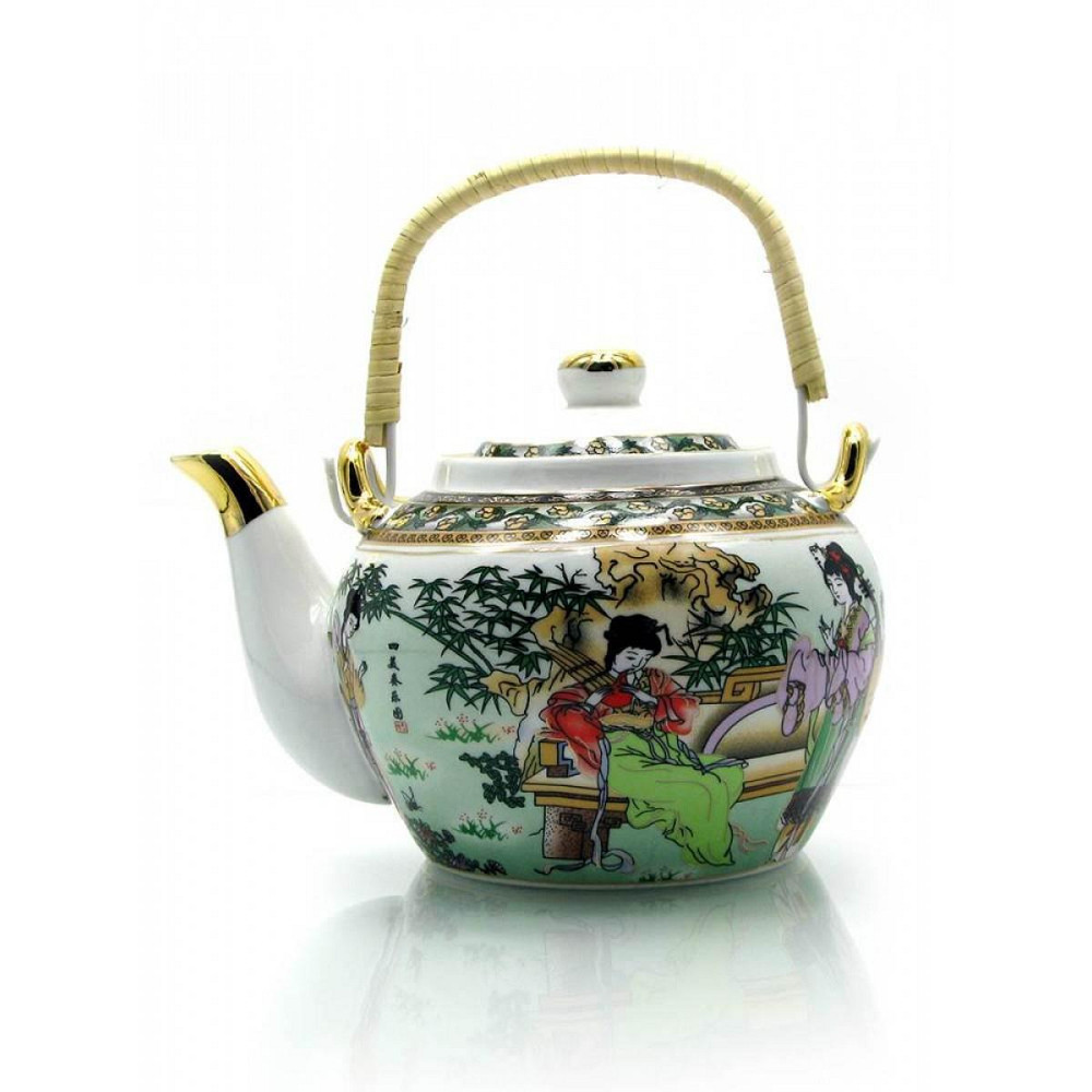 Чайник фарфор для заварювання Дівчина Київ - фото 1