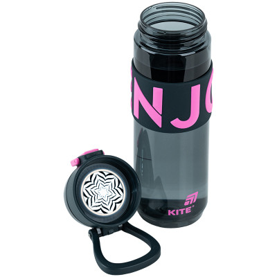 Бутылка для воды Kite 680 мл чорно-рожева (K25-1233-3) Винница - изображение 4