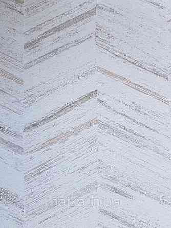 Обои  виниловые на флизелине AS creation Geo Effect 0.53х10 геометрия елочка белый серый коричневый 38309-6 Киев