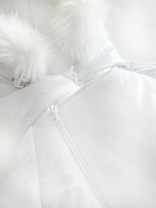 Теплий зимовий комбінезон конверт для малюків зріст 68-74 см (6 - 9 місяців) Flavien Білий Кривий Ріг - фото 5
