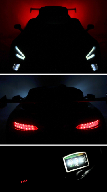 Детский электромобиль MERCEDES GT3 4x4 12V 7Ah оранжевый PlayHouse (Польша) Киев - изображение 7