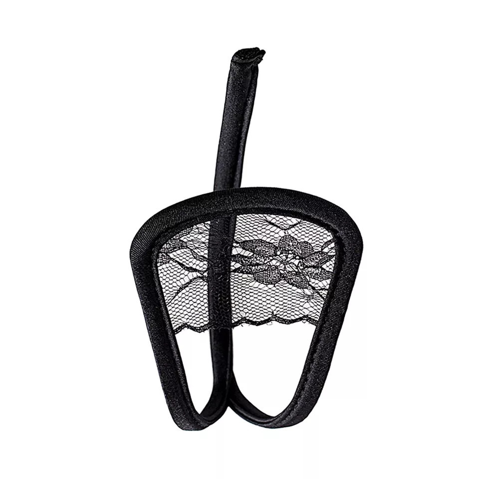 С стрінги чорні з мереживом унісекс - розмір універсальний Київ - фото 2