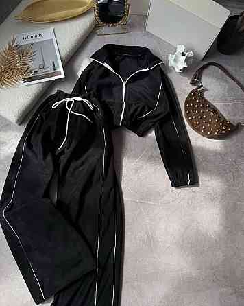 Жіночий теплий прогулянковий костюм з кантом двухсторонній фліс Одеса