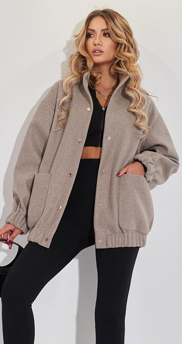 Бомбер кашеміровий ОВЕР (42) Київ - фото 1