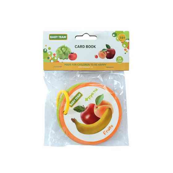 Дитяча книжечка підвісочка "Овочі" 8730 Вінниця