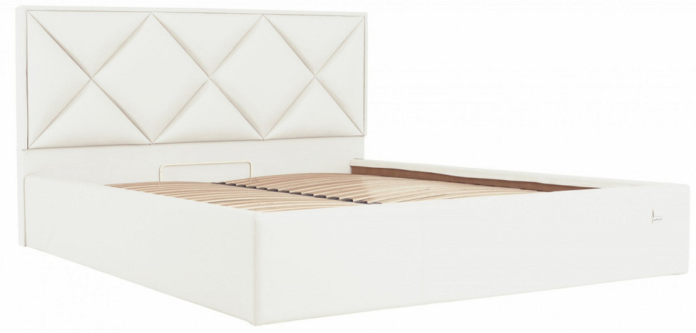 Кровать Двуспальная Leeds VIP 160 х 190 см Fly 2200 С дополнительной металлической цельносварной рамой Белый Днепр - изображение 12