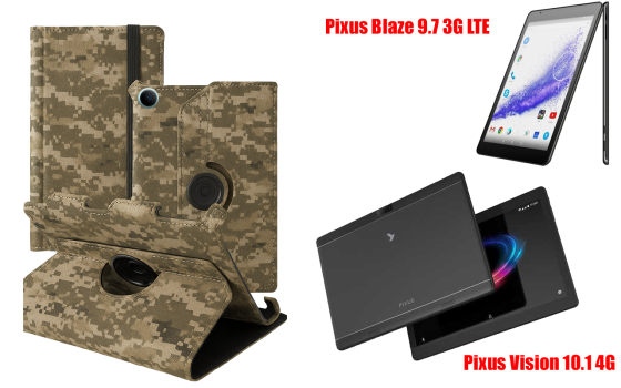 Чохол Spinner360 для планшета Pixus Blaze 9.7 3G LTE, Vision 10.1 4G, колір Xaki Київ