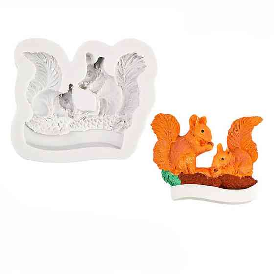 Молд силіконовий Білки 70 на 84 мм сірий Київ