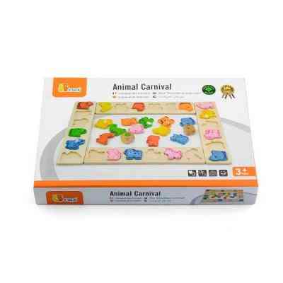 Розвиваюча іграшка Viga Toys Гра-сортер Карнавал тварин (50450) Вінниця