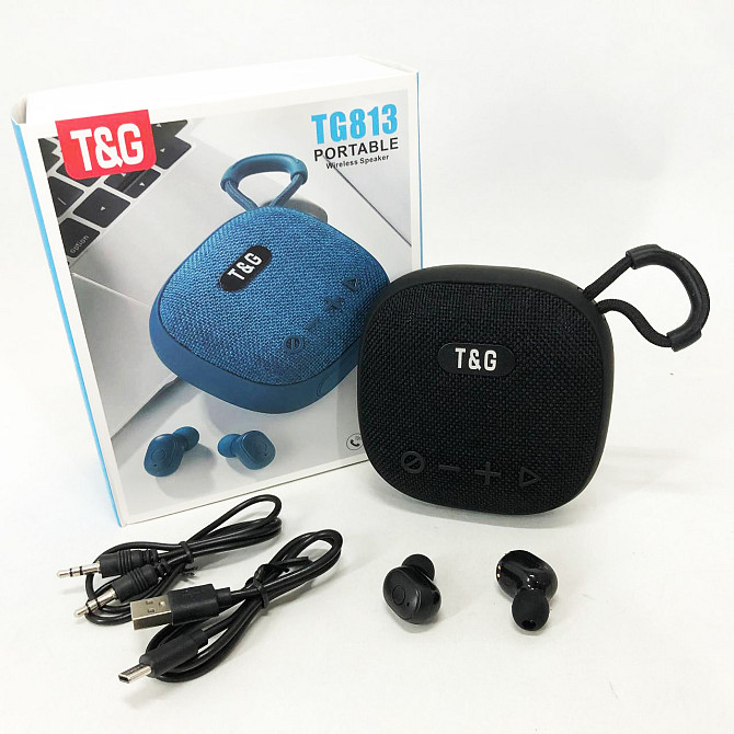 Акумуляторна колонка для музики TG813, Гучна колонка для вулиці Потужна переносна акустична NB-63 Львів - фото 8