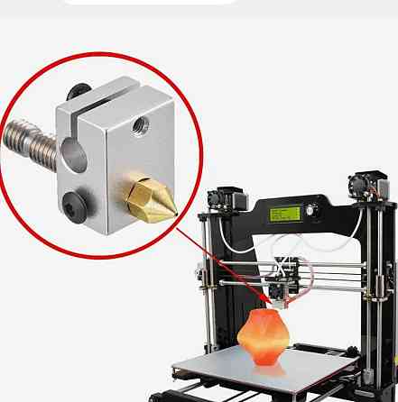 Латунні сопла XMSJ MK8, 0,4 мм, для 3d принтера Київ