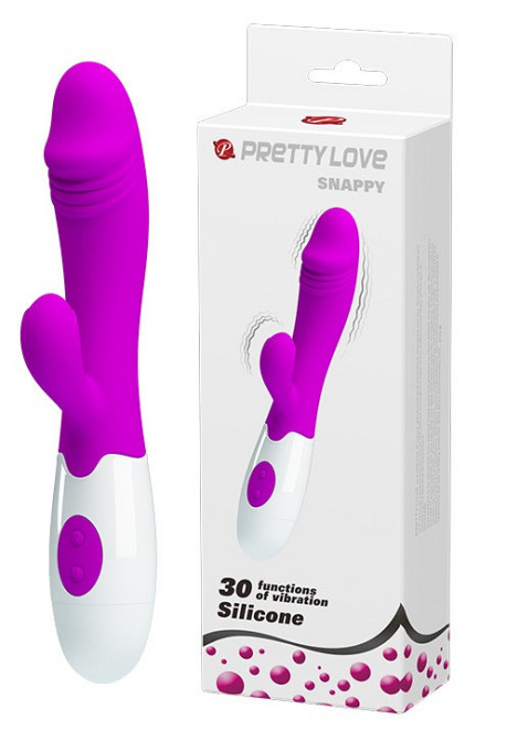 Вибратор с клиторальной стимуляцией Pretty Love Snappy Purple Sex Aura Киев - изображение 1