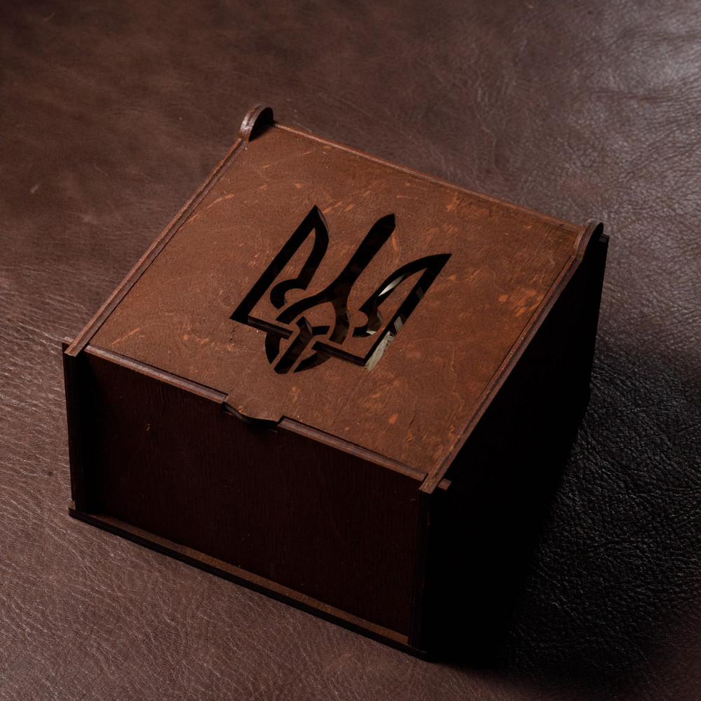 Затиск зі шкіри для грошей чоловічий з відділеннями для карт, місткий гаманець на кнопціMasterSem Київ - фото 2