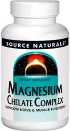 Магний хелат Source Naturals Magnesium Chelate 100 мг 100 таб Киев