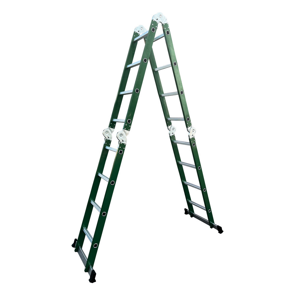 Лестница многоцелевая комбинированная 4х4 ступеней 4.70м GRAD (5031725) Киев - изображение 1