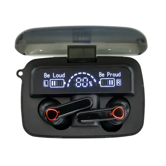 Бездротові вакуумні навушники TWS M19 BT Чорні, блютуз гарнітура з мікрофоном Коломия