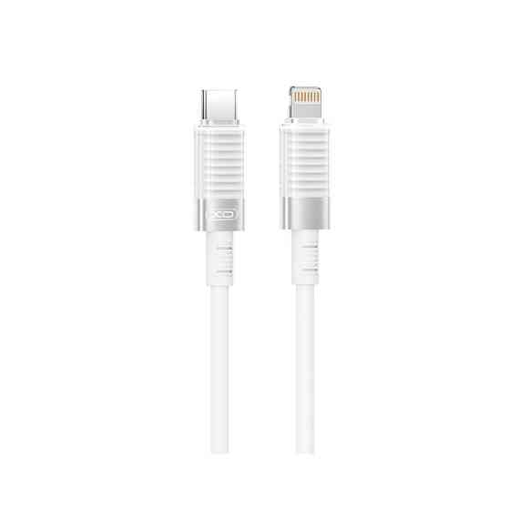 Кабель XO Brushed Silicone Type-C to Lightning 30W 1м білий Львів
