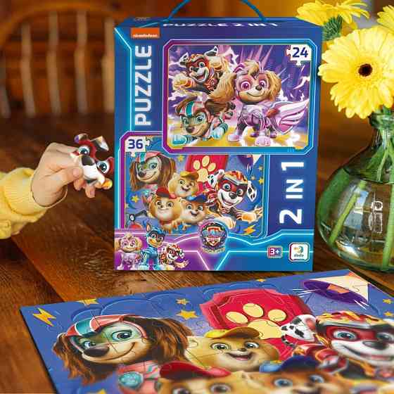 Пазл дитячий 2 в 1 "Зберігаємо світ у безпеці!" 200573, 36 елементів Вінниця